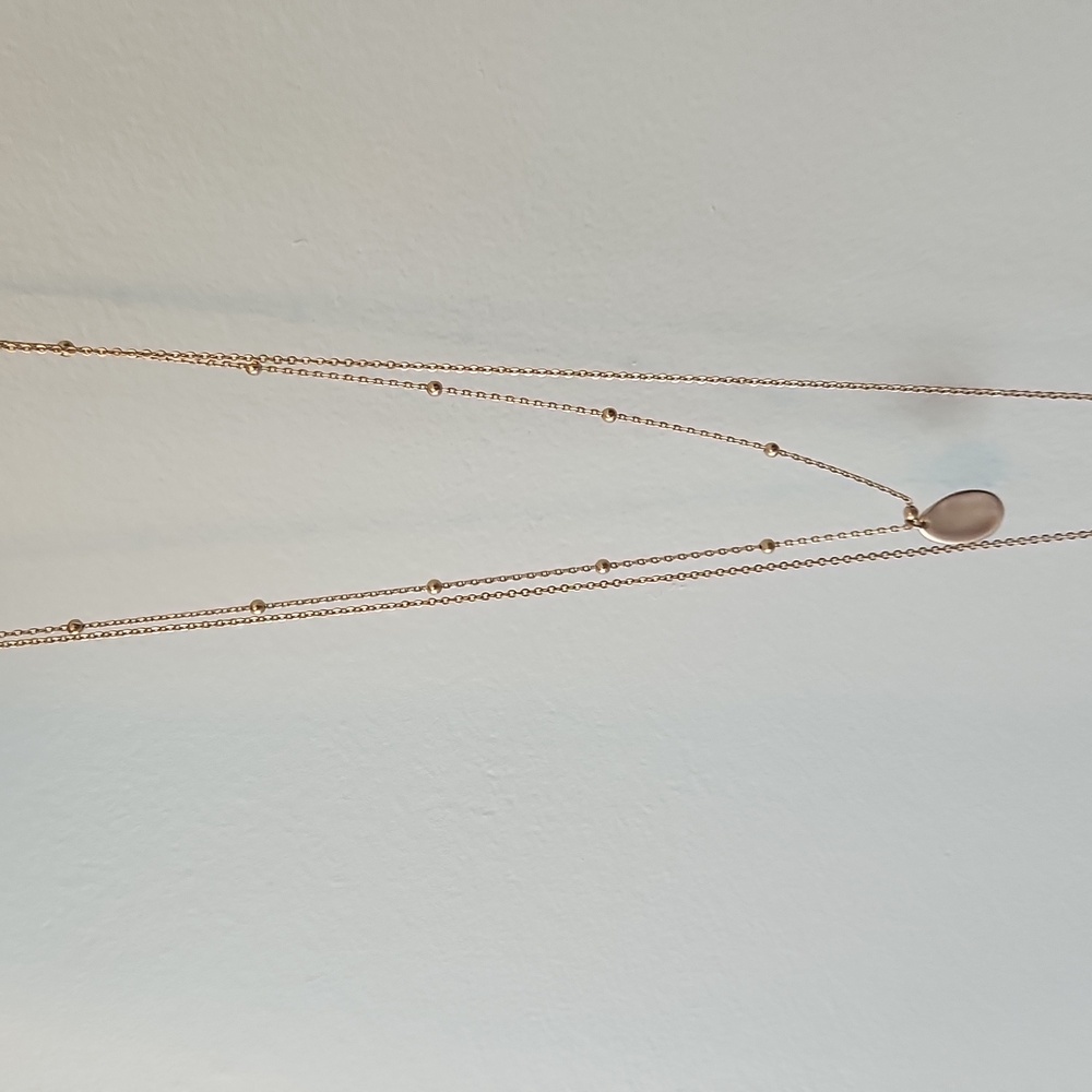 Gold Double Necklace - Picture 2 of 3